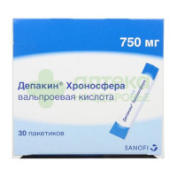 Депакин Хроносфера гран. пролонг. высвоб. 750мг №30