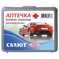 Аптечка Фэст автомобильная первой помощи салют в футляре  (2128)