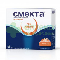 Смекта пор. д/сусп.внутр. апельсиновый 3г 3,76г №20