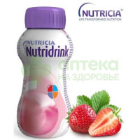 Нутридринк смесь д/энтерального питания клубника 200мл №1