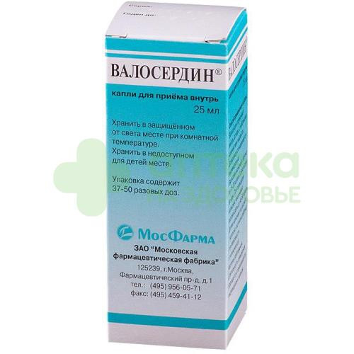 Валосердин капли 25мл