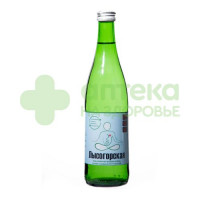 Вода минеральная Лысогорская газ 500мл  (стекло винт)