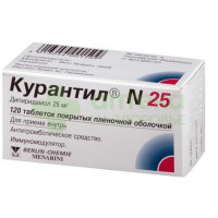 Курантил N25 таб. п.о 25мг №120
