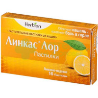 Линкас лор пастилки медово-лимонные №16