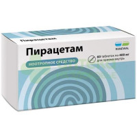 Пирацетам таб. п.п.о. 400мг №60