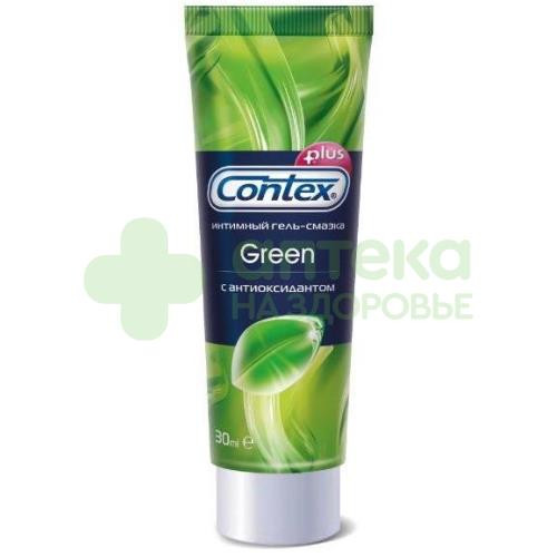 Гель-смазка Контекс Green 30мл  (антибактериальный)