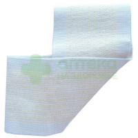 Бинт эластичный ленточный голеностопный 0005 N1 S-M  (белый)