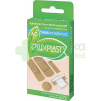 Пластырь бактерицидный Люкспласт универсал N40 ассорти  (неткан телесн)