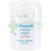 Ватные палочки джонсонс беби №100  (бан)