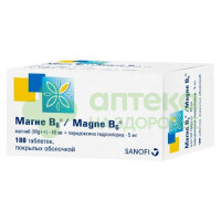 Магне B6 таб. п.о №180
