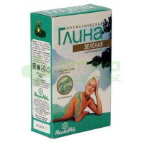 Глина зеленая косметическая с серебром 100г