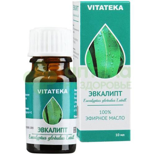 Витатека масло эфирное эвкалипт 10мл Витатека масло эфирное эвкалипт 10мл