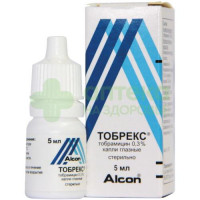 Тобрисс капли гл. 0,3% 5мл №1