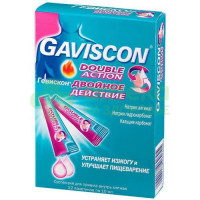 Гевискон двойное действие сусп. внутр. мятная 10мл №12
