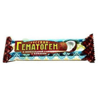 Гематоген русский кокос 40г в шоколад глазури
