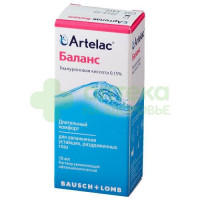 Артелак баланс р-р увлажняющий офтальмологический 10мл