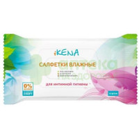 Салфетки влажные д/интим гигиены Икена/ikena с молочной кислотой №15