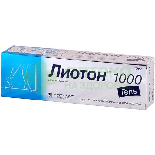 Лиотон 1000 ГЕЛЬ 100г №1