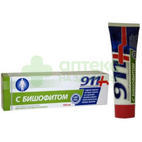 911 бишофит гель-бальзам д/тела при болях в суставах 100мл