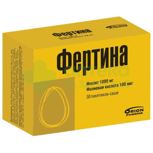 Фертина инозит 1000мг фолиевая к-та 100мкг саше 3г №30