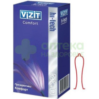 Презервативы визит/vizit hi-tech комфорт оригинальной формы №12