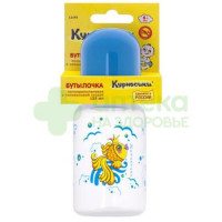 МД Курносики бутылочка 125мл соска силикон золотая рыбка 0+мес  (11142)
