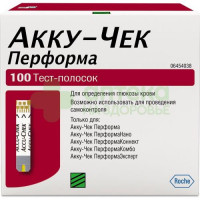 Акку-чек перформа тест-полоски д/глюкометра №100