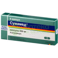 Сумамед капс. 250мг №6