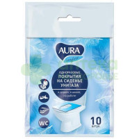 Покрытие д/унитаза Аура N10 однораз