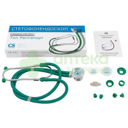 Стетофонендоскоп CS Medica CS-421  (зеленый)