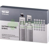 Натрия хлорид буфус р-ль д/ин. р-ров 0,9% 10мл №10  (Renewal)