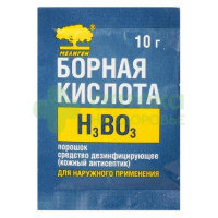 Борная кислота ср-во дезинфицирующее пор 10г №1