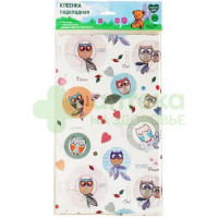 Клеенка подкладная с пвх покрытием клинса кидс 1х1,4м  (рисунок)