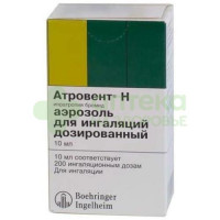 Атровент Н аэроз. д/ингал. доз. 20мкг/доза 200доз 10мл №1