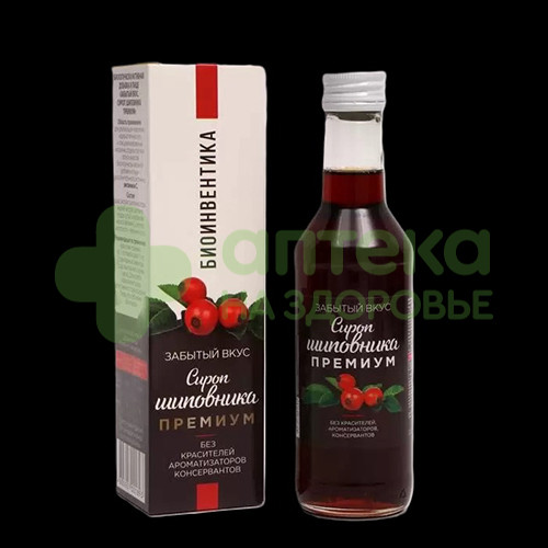 Сироп шиповника премиум bioforte 250мл