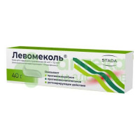 Левомеколь мазь 40мг/г+7,5мг/г 40г №1