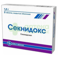 Секнидокс таб. п.п.о. 1г №2