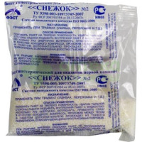 Пакет гипотермический Снежок д/оказания первой мед помощи модификация 2