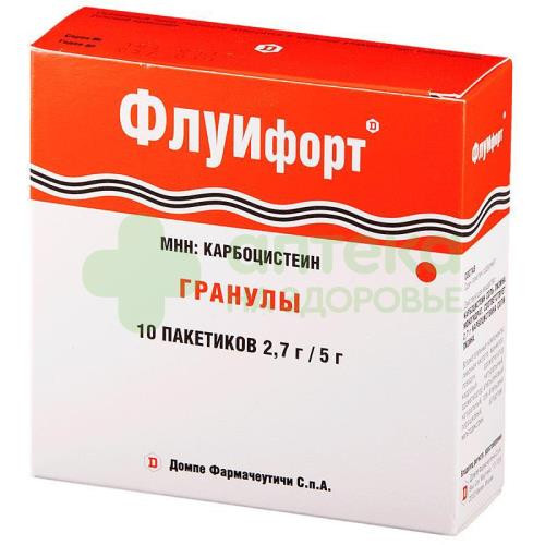 Флуифорт гран. д/сусп. внутр. 2,7г 5г №10