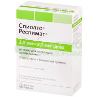 Спиолто Респимат р-р д/ингал. доз. 2,5мкг+2,5мкг/доза 4мл №1  (картридж с ингалятором)