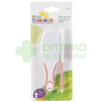 МД Курносики набор расческа+щетка 0+мес  (19521)