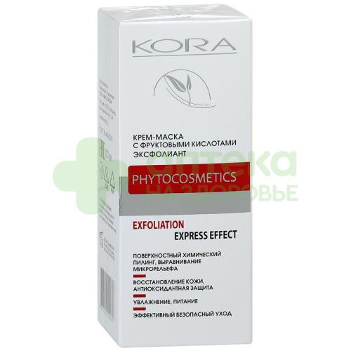 Кора/Kora крем-маска эксфолиант с фруктовыми к-ми 100мл  (40951)