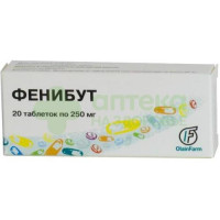 Фенибут таб. 250мг №20