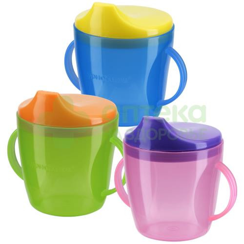 МД Курносики поильник с ручками 4+мес 200мл  (17003/1513)