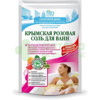 Санаторий дома соль д/ванн крымская роза антицеллюлитная 530г