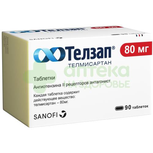 Телзап таб. 80мг №90 Телзап таб. 80мг №90