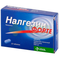Налгезин форте таб. п.п.о. 550мг №10
