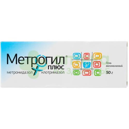 Метрогил плюс гель ваг. 50г №1  (+1 аппликатор)