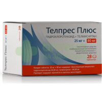 Телпрес плюс таб. 25мг+80мг №28