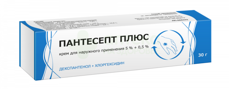 Пантесепт плюс крем 5%+0,5% 100г №1